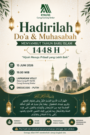 Doa dan Muhasabah Menyambut Tahun Baru Islam 1448 H